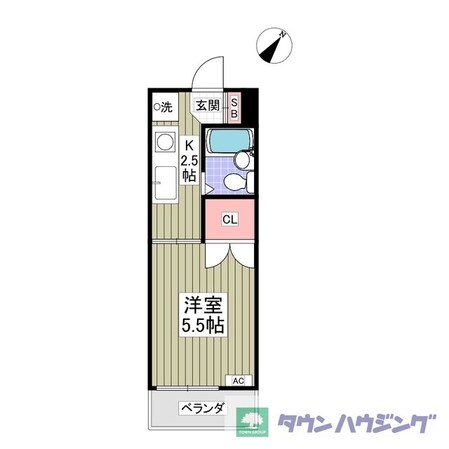 アスカハイムの物件間取画像